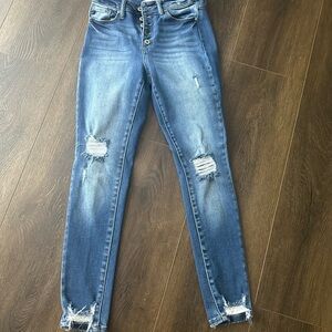KanCan Light Blue Distressed Skinny Jeans